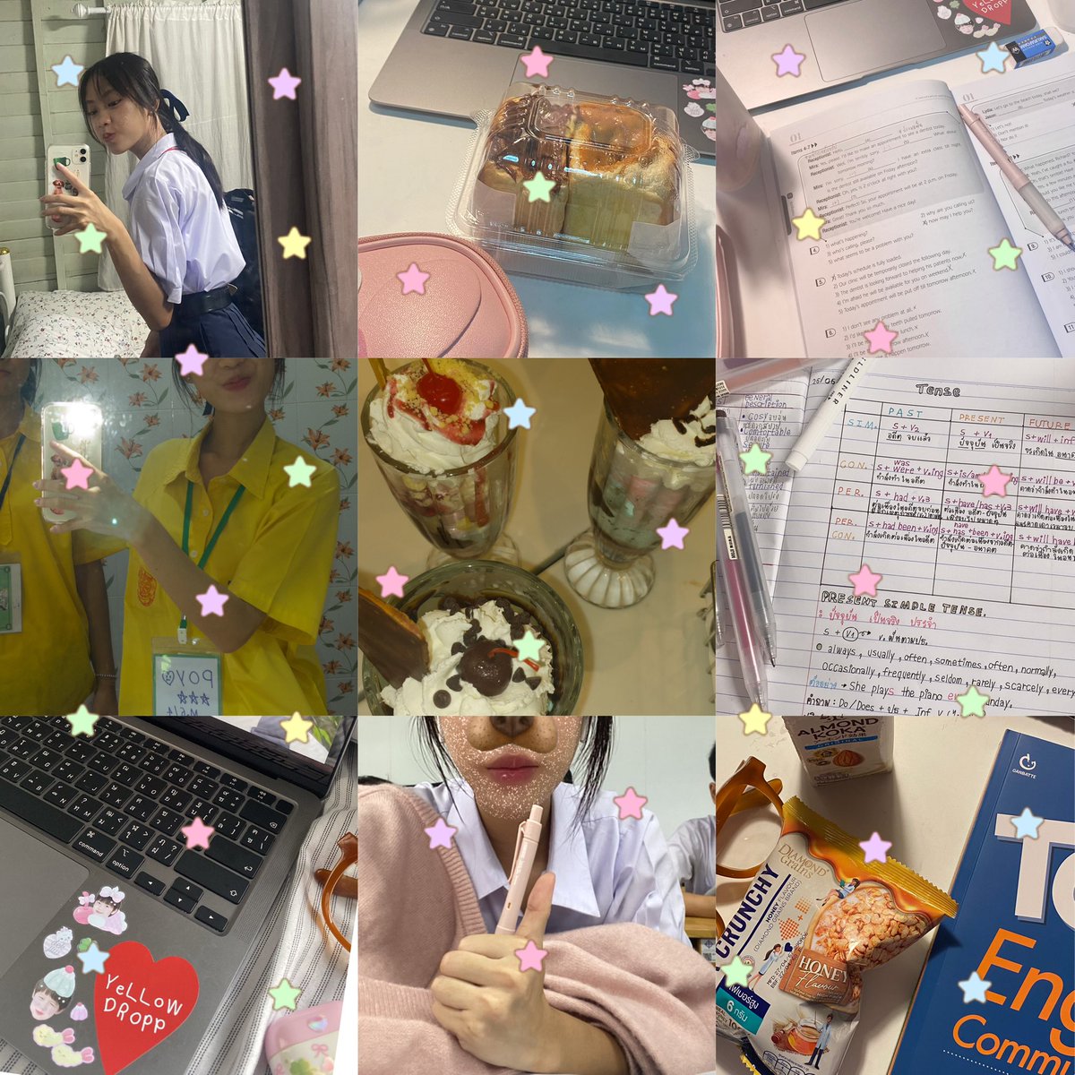 geniusmoo_'s tweet image. ✿ ྀི  recap 👀⭐️💘

ม่ายค่อยได้รีแคปบ่อยๆแบบเมื่อก่อน นานๆมาที แต่ช่วงที่ผ่านมาแต่ละวันมันยากมากสำหรับเรา จนตอนนี้โอเคขึ้นแระ เราเรียนแฮปปี้ติวเรื่อยๆ สนุกกับชีวิตมอปลายมากๆ กิจกรรมแน่นสุดๆ อาทิตย์ที่แล้วไปค่าย English camp มาเอนจอยมากกกก 🍮🐰💖

#baebijunn ིྀ