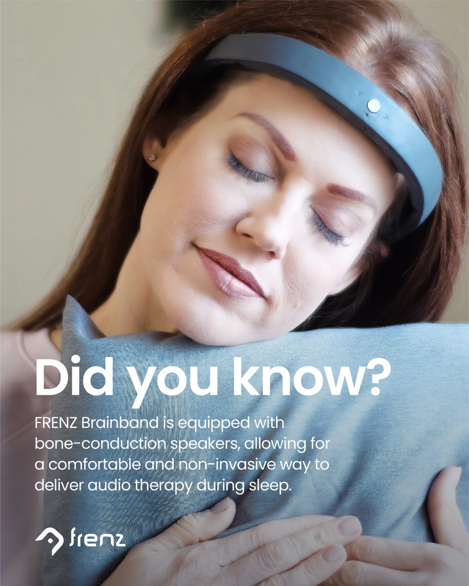 Enjoy unparalleled comfort with sleep bone-conduction speakers, providing soothing pink noise and other therapeutic sounds without bulky headphones. 
 Take the first step towards better sleep by visiting frenzband.com today. 
Your journey to an improved sleep starts