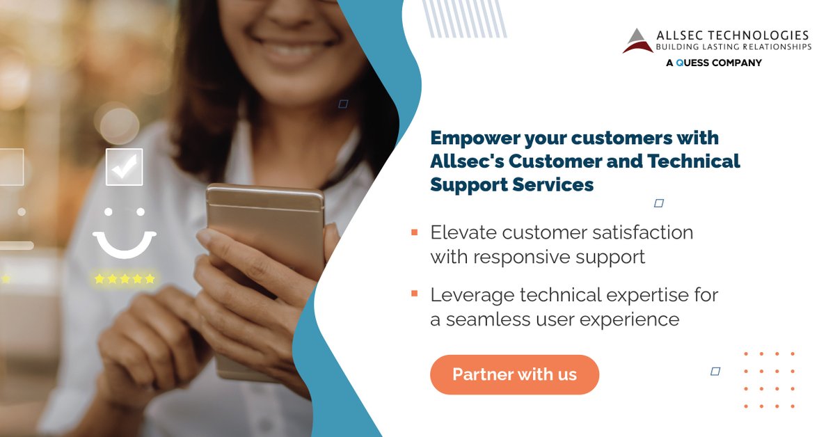 alldigitech's tweet image. Enhancing customer satisfaction and providing seamless technical support can transform your business. Partnering with Allsec empowers your customers with responsive, expert assistance, ensuring a superior user experience.

Get in touch: allsectech.com/customer-servi…

#AllsecTech #CXM