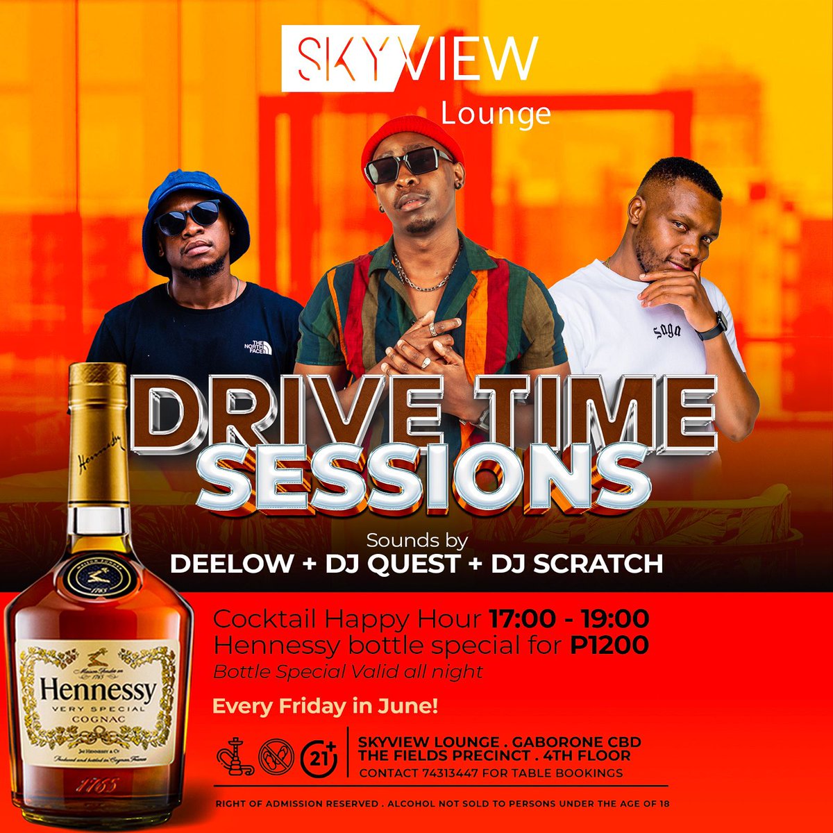 boitumelo_ent's tweet photo. Get ready to ignite the dance tonight, 28th June 2024 at @skyviewloungebw! 🥳🤭🥂🍾

#DriveTimeSessions featuring the unstoppable beats of @deelowbw, the turntable wizardry of @djquestbw, and the infectious rhythms brought to you by @djscratchbw https://t.co/SMxHddRsij