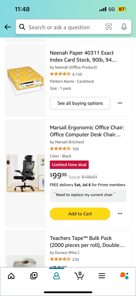 Anyone wanna help this teacher replace my chair? 🤞🏼 amazon.com/hz/wishlist/ls…