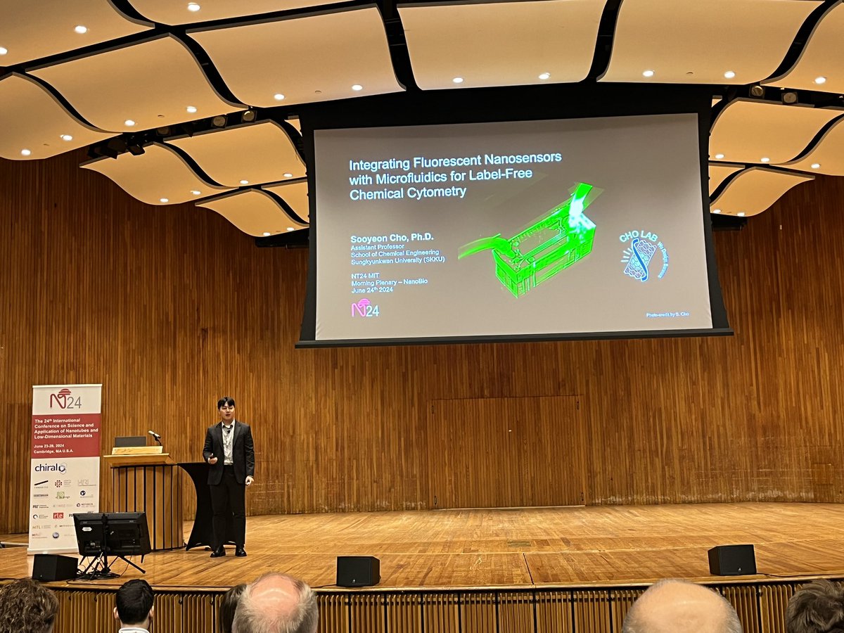 sycho_lab's tweet photo. Honored to give an invited talk at #NT24 in @MIT! So happy to be back and meet our SRG and @nanocarbons friends! https://t.co/byybRms3u1