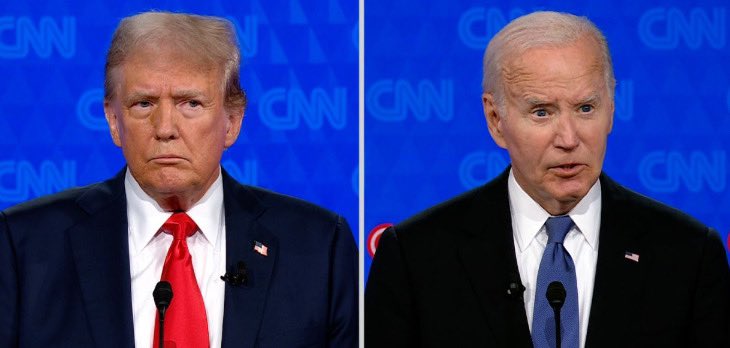 haveigotnews's tweet image. Joe Biden and Donald Trump clashed on the subject of golf last night as they debated who has the biggest handicap, the answer being the American people for the next four and a half years