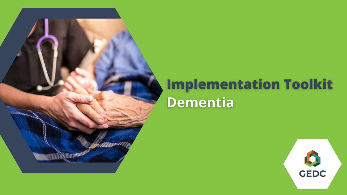 Many older patients are in the ED not because of dementia but with dementia. This implementation toolkit contains resources, tools &amp; links to evidence that can help you make changes in your ED to provide better care for those patients. Download it here: gedcollaborative.com/toolkit/dement…