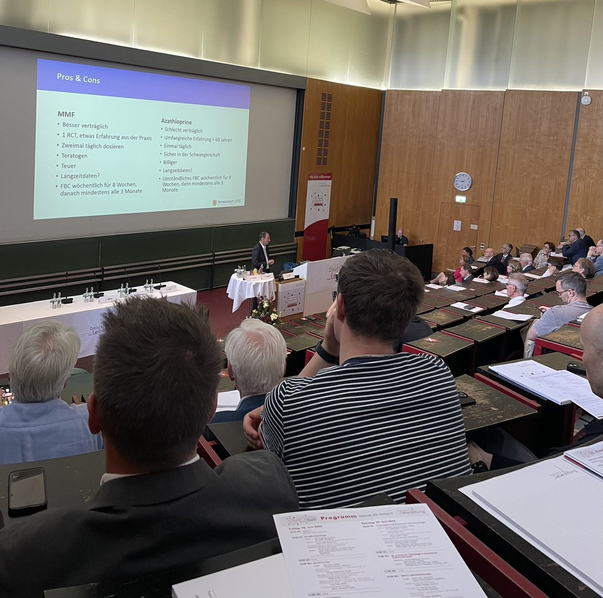 Maasoumy_liverlab (@maasoumy_lab) on Twitter photo Starting off this year‘s #HepNetSymposium in Hannover @MHH_life with an excellent presentation by <a href="/joostphdrenth/">Joost PH Drenth</a> on AIH-treatment:
❓MMF or Azathioprin?
#livertwitter Starting off this year‘s #HepNetSymposium in Hannover @MHH_life with an excellent presentation by <a href="/joostphdrenth/">Joost PH Drenth</a> on AIH-treatment:
❓MMF or Azathioprin?
#livertwitter