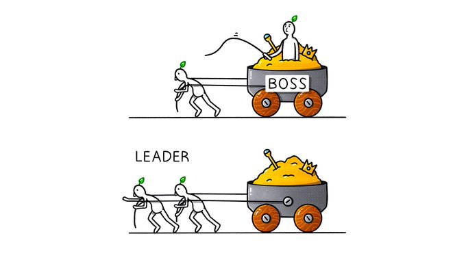 dklineii's tweet photo. How long does it take to train a new manager? 

Less than a day. 

How long does it take to become a leader? 

Less than a second.

How long does it take to become excellent at both? 

The rest of your life.

*****

Managing a team is simple to understand and hard to master. 

Simple to understand...
- Assemble a team of talented professionals
- Give them a compelling, impactful mission
- Break the work into logical groupings
- Make adjustments as you learn

Hard to master...
- Your customers keep changing, evolving
- Your company keeps changing, evolving
- Your people keep changing, evolving

Just when you optimize the system...
Something changes. 

Business is the kid playing a video game hitting reset before they lose.

*****

Leadership is even more dramatic. 

You can turn it on instantly because it's a choice, not a promotion. 

- It's ownership without equity, responsibility without authority. 
- It's a commitment to taking action and being accountable. 
- It's always-on agency and never-off commitment.

But because it is not given, it can never be held. 

Leadership is a path, not a destination. 

*****

Here's the hard truth for new managers: 

As of today, you're accountable for being great at both. 
- You don't get a learning curve
- You don't get a trial period
- You don't get do-overs

Unfortunately, 85% of you don't get training. 
Not even one hour. 

Fortunately, 81% of people who enroll in our program get reimbursed by their companies, most of whom don't have a formal policy. 

Why make the case? 

We know our training works. 
- Our 100% refund policy has never been used.
- Our graduates value our programs at 25x what they paid. 
- Our alums' "word-of-mouth" accounts for 41% of our students.
- Our mgmt experience at Bridgewater, Google, etc. shaped the content.

Tomorrow, 50+ new managers will invest in tilting the odds in their favor. 

Will you?

Enroll here: https://t.co/sxRnjtdg3S

Or help us spread the word by retweeting ♻️ or commenting 💬 below. 

And follow @dklineii  for more on leading high-performing teams.

Shoutout to @ash_lmb for the killer visual. He's one of the best parts of my feed. Follow him.