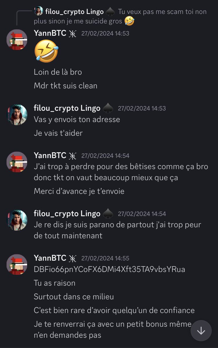 filou_crypto's tweet photo. Bonjour à tous , je vais aller droit au but, @YannBTC  est un voleur , je ne cherche pas à me faire plaindre mais à dénoncer car oui c'est ma faute et oui cette personne présente dans le web3 depuis des années et connu de beaucoup ma voler 7000 $DOGE https://t.co/Pn0OxYq04a