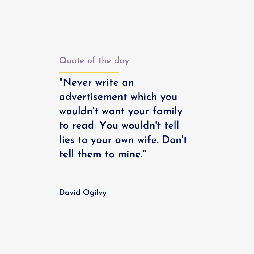 MBDigitalGroup's tweet photo. Honesty is always the best policy, in life and in marketing 💬 https://t.co/SWtDvvm3OF