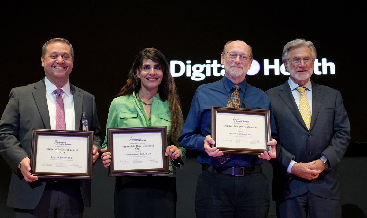 glennfishman's tweet image. Congratulations to the 2024 @NYULH_DeptofMed Mentoring awardees, including our very own @LPhillipsMD who was recognized as Clinical Mentor of the Year.  Well deserved Larry !