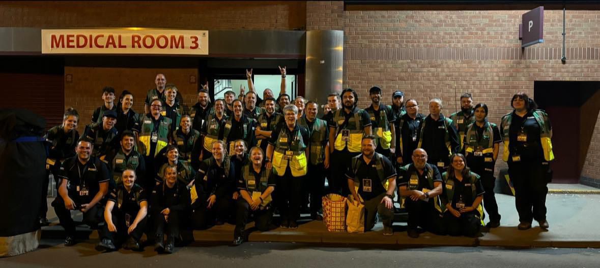 ICMSltd's tweet photo. What a night! A MASSIVE well done to the team that worked the @[25098475544]  concert at @[101566839887394]  last night. Excellent team work, professionalism and patient care! 🚑

#ambulance #paramedic #firstaid #eventmedical #studentpara #studentparamedic #firstresponder https://t.co/A5IxKry0TG
