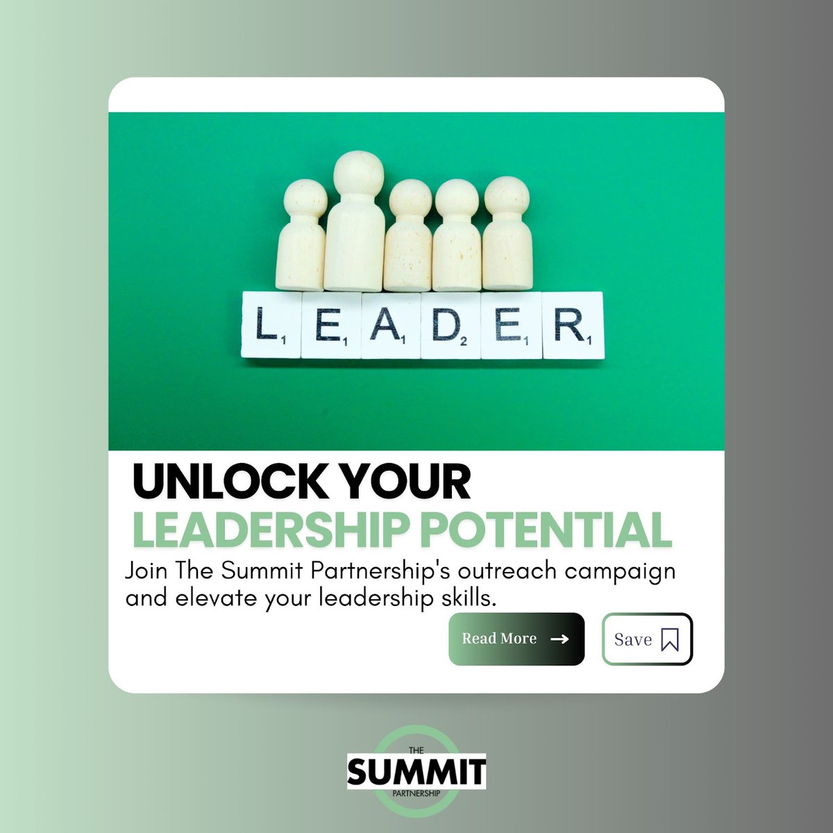 Join The Summit Partnership's outreach campaign and elevate your leadership skills. Our tailored coaching programs offer sustainable growth, enhanced team performance, and a thriving workplace culture. 
--
thesummitpartnership.com
.
#LeadershipDevelopment #SustainableLeadership