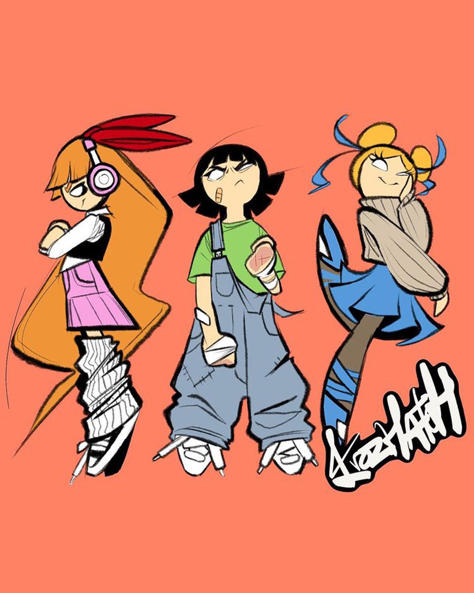 cartoonnetwork's tweet image. Gorillaz vibes for your Friday 😎

🎨: @krozhatch

#cartoonnetwork #fanart #fanartfriday #ededdneddy #adventuretime #fionnaandcake #powerpuffgirls #rowdyruffboys #digitalart #procreate #Gorillaz