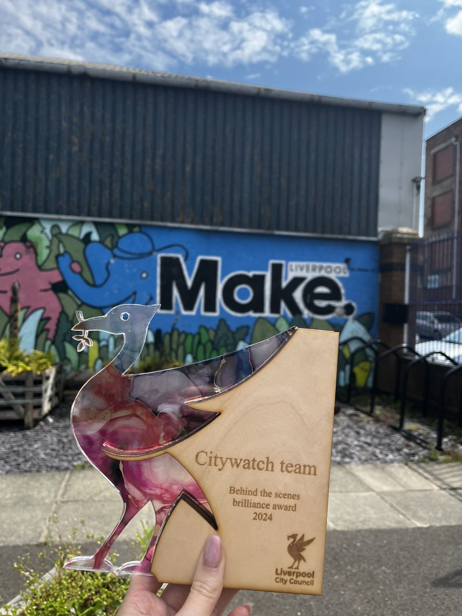 Liam Kelly (@wordsfromliam) on Twitter photo Another commission for <a href="/makeCIC/">Make.</a> this time these beautiful awards for <a href="/lpoolcouncil/">Liverpool City Council</a> well done to our maker Phaedra at <a href="/MakeHuyton/">Make Huyton Village</a> for nailing the brief.
Locally designed and made 👍 Another commission for <a href="/makeCIC/">Make.</a> this time these beautiful awards for <a href="/lpoolcouncil/">Liverpool City Council</a> well done to our maker Phaedra at <a href="/MakeHuyton/">Make Huyton Village</a> for nailing the brief.
Locally designed and made 👍