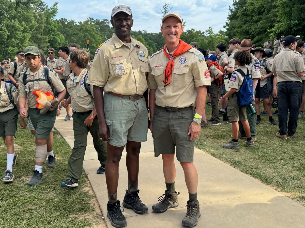 degaswright's tweet photo. I had a fantastic visit to Bert Adams Scout Camp in Covington, Georgia last week! Witnessing our youth and their adult leaders embracing the outdoors was truly inspiring. Thank you to Tracy Techau, Atlanta Scout Executive for the invitation! #Scouting #Volunteers #Adventure https://t.co/pSKOdnZEMW