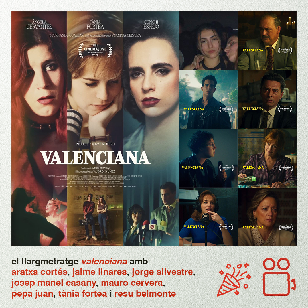 AAPV1's tweet image. 02/03 - els llargmetratges L&apos;àvia i el foraster, Valenciana, Tú no eres yo, Llobàs, ...