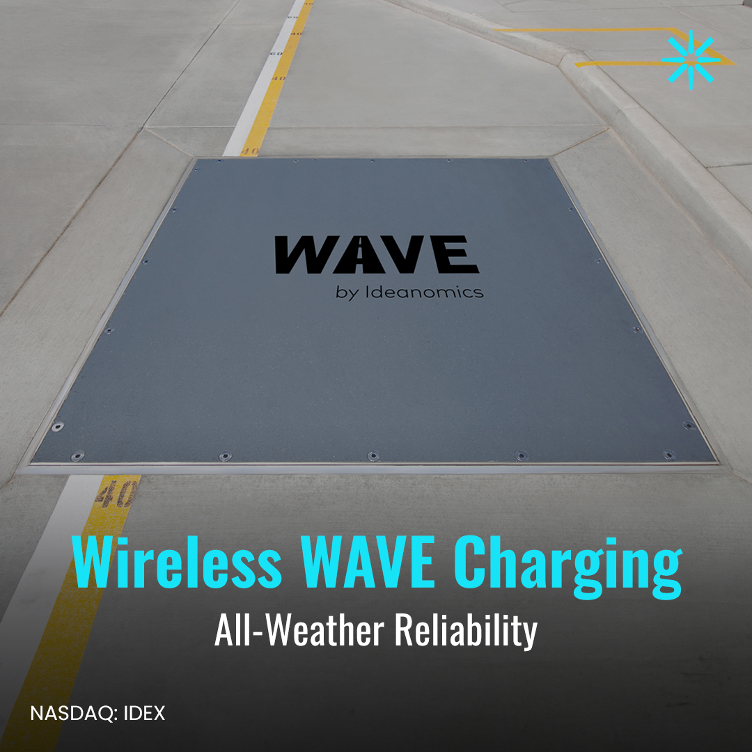 🌦️Rain or shine, snow or sleet, our #WAVECharging delivers reliable power to keep your electric vehicle charged and ready to go.

Learn more: loom.ly/bizJKfs

#WirelessCharging #ElectricVehicles #Sustainability #EVStocks #GreenStocks #ESGStocks #Stocks #NASDAQ $IDEX