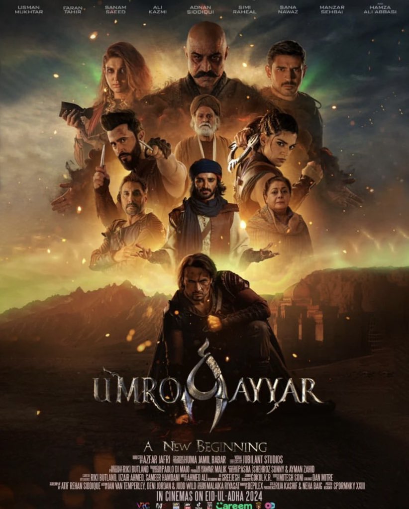 Humayun Saeed (@iamhumayunsaeed) on Twitter photo Congratulations to entire team of #UmroAyyar. Outstanding VFX and overall fantastic production quality. Great effort! <a href="/MukhtarHoonMein/">Usman Mukhtar</a> <a href="/jafriazfar/">Azfar Jafri</a> <a href="/farantahir_/">Faran Tahir</a> <a href="/sanammodysaeed/">Sanam Saeed</a> <a href="/iamhamzaabbasi/">Hamza Ali Abbasi</a> <a href="/TheAliKazmi/">Ali Kazmi</a> Congratulations to entire team of #UmroAyyar. Outstanding VFX and overall fantastic production quality. Great effort! <a href="/MukhtarHoonMein/">Usman Mukhtar</a> <a href="/jafriazfar/">Azfar Jafri</a> <a href="/farantahir_/">Faran Tahir</a> <a href="/sanammodysaeed/">Sanam Saeed</a> <a href="/iamhamzaabbasi/">Hamza Ali Abbasi</a> <a href="/TheAliKazmi/">Ali Kazmi</a>