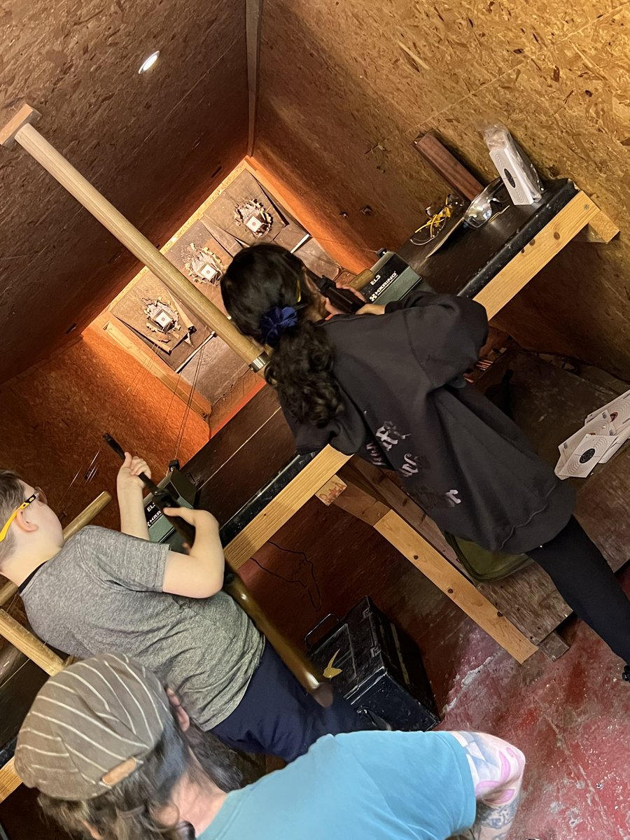 A rifle shooting fun!