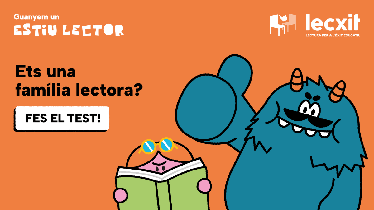 Posa't a prova per guanyar un #estiulector! ☀️

Fes el nostre test, 'Ets una família lectora?', i t'acompanyarem amb estratègies poderoses per mantenir els estímuls intel·lectuals dels més petits.  

👉🏼 fundaciobofill.cat/blog/quizz-ets…