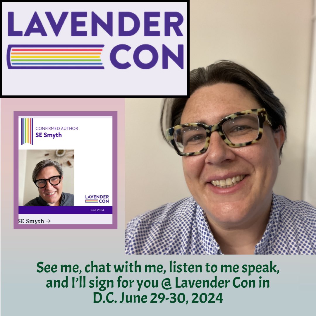 See me, chat with me, listen to me speak, and I’ll sign for you @lavendercondc in D.C. June 29-30, 2024. lavendercon.com

<a href="/books_spectrum/">Spectrum Books</a> <a href="/ninestarpress/">NineStar Press #LGBTQIA #BlackLivesMatter</a> 

#lesfic #sapphicfic #queerreads #wlwfiction #lesbianreads #indiepublishing #read #books #lgbtqbooks