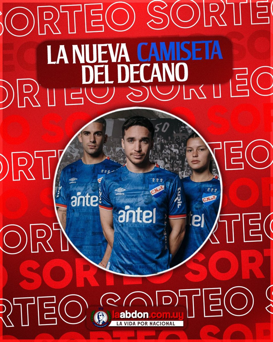 𝐒𝐎𝐑𝐓𝐄𝐎𝐎𝐎𝐎𝐎𝐎𝐎𝐎 🔥🇳🇱

¿Te querés ganar la nueva camiseta del Decano?

𝐑𝐄𝐐𝐔𝐈𝐒𝐈𝐓𝐎𝐒 ✅

- SEGUIRNOS <a href="/laabdon/">laabdon.com.uy</a>

- RT

- ETIQUETAR 3 BOLSOS EN LOS COMENTARIOS

El sorteo se realizará el 12/07

➡️ El ganador se anunciará en nuestra cuenta oficial y 𝐍𝐔𝐍𝐂𝐀