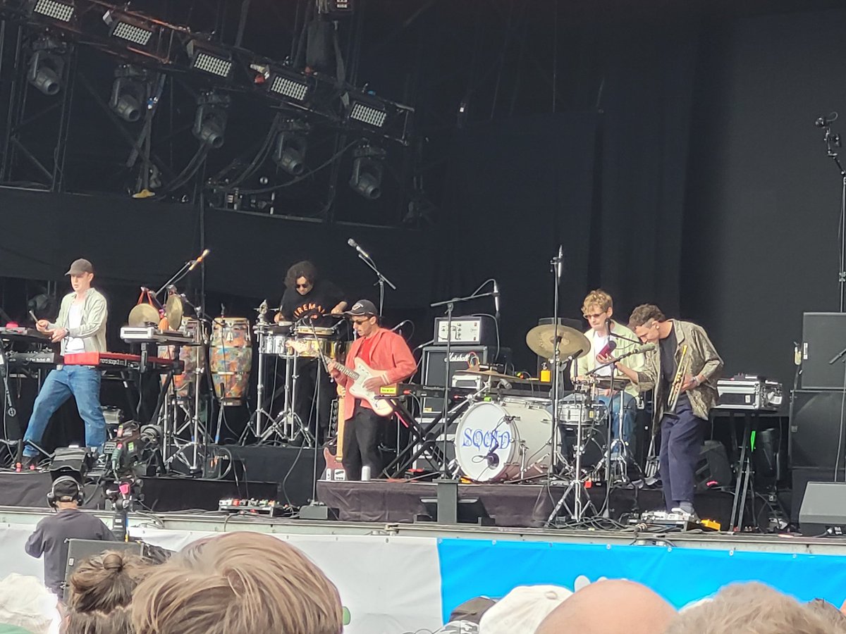 Squid at West Holts right this second! #glastonbury2024