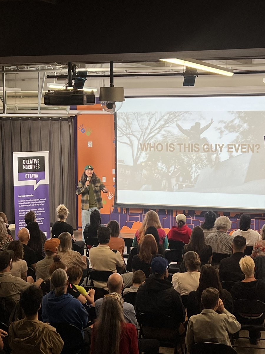 nazimahmed's tweet photo. Great to see the Creative Community in Ottawa getting together to listen to a killer talk from Creative Entrepreneur Andrew Szeto. @Ottawa_CM - ❤️ #OttawaIsCreative https://t.co/1xzNdZmHtY