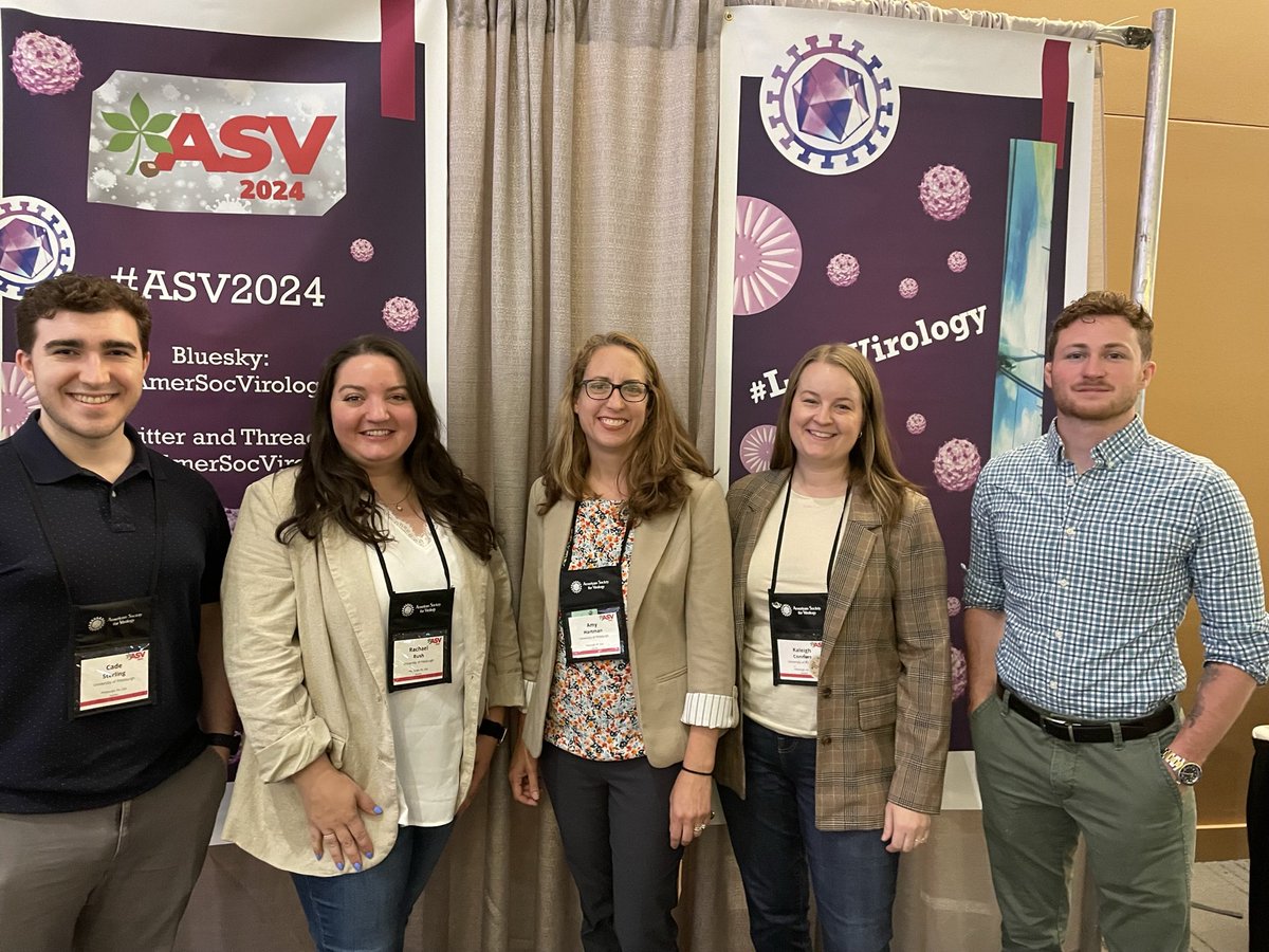 austin_hertel's tweet photo. What an awesome experience presenting at my first conference, @AmerSocVirol 2024! Met so many amazing scientists and can’t wait to do this again soon! https://t.co/JlZgT0gRiD
