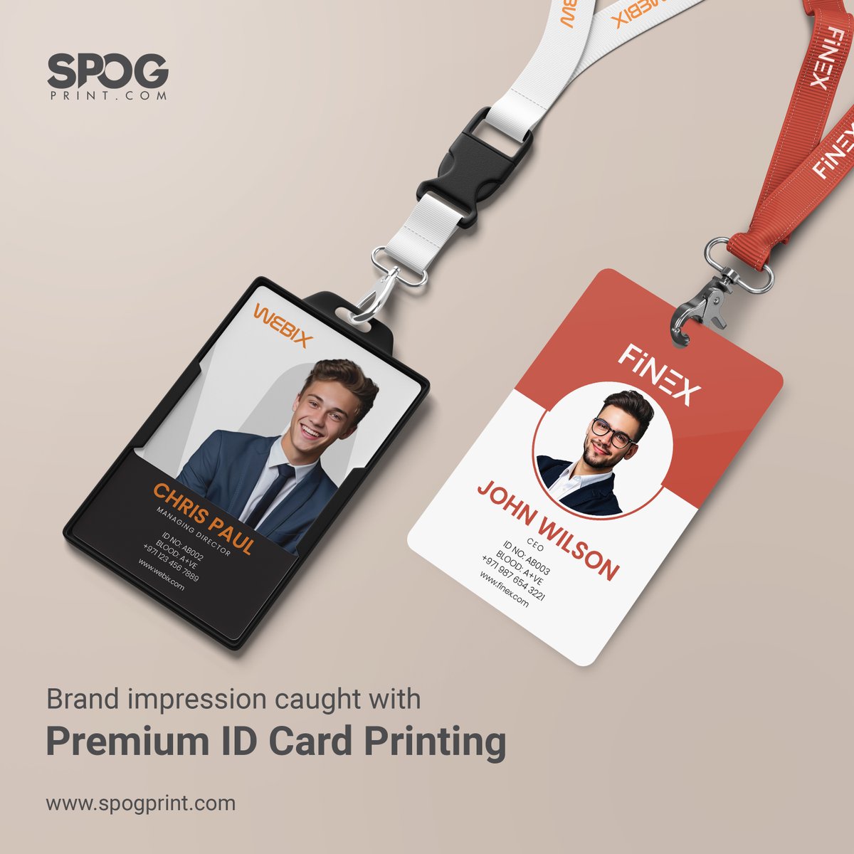 spogprint's tweet image. Catch a new impression on your identity with our high-quality ID Card printing, including hard plastic card pouches and premium lanyards.

#Spogprint #IDCardPrinting #HighQualityPrinting #PremiumLanyards #ProfessionalIDCards