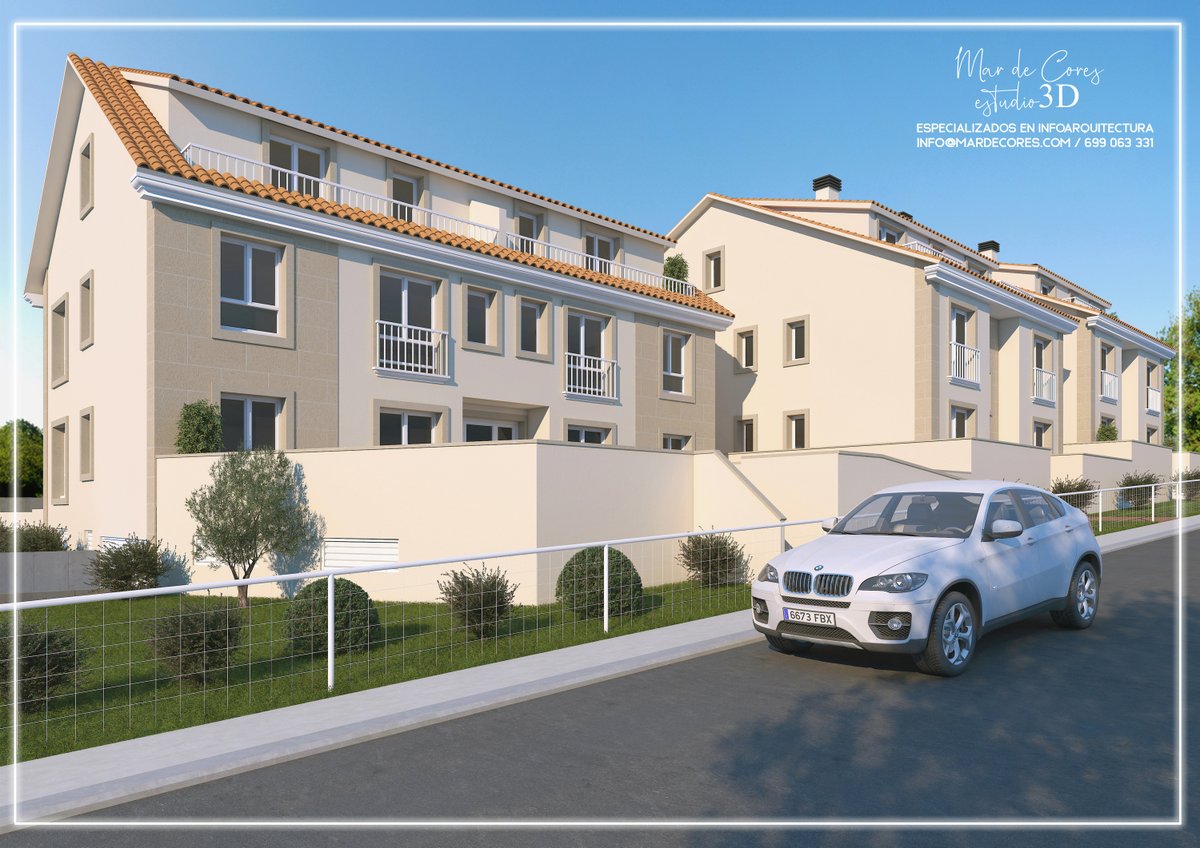 MardeCores3D's tweet photo. 🏘  18 apartamentos a pie de playa
👉 Cliente: Promociones Areeiros
🎯 Situación: Castiñeiras 
🔑 Mas info: 627 419 142
💡 Presupuesto 3D ↙️
☎️ 699 063 331
📩 info@mardecores.com
#3D #Infografías #Renders 
#apartamentos #castiñeiras 
#Vistasalmar #APiedePlaya https://t.co/vEFjddid4R