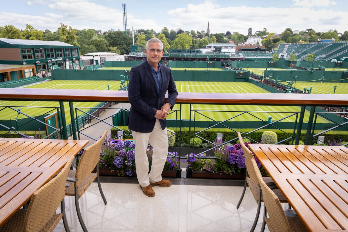 Wimbledon's tweet photo. A very special visit...

Ahead of the cinema-only release of Despicable Me 4, Steve Carell stopped by to see the sights 🤩

#Wimbledon #DM4 https://t.co/OQNO7qDAPo