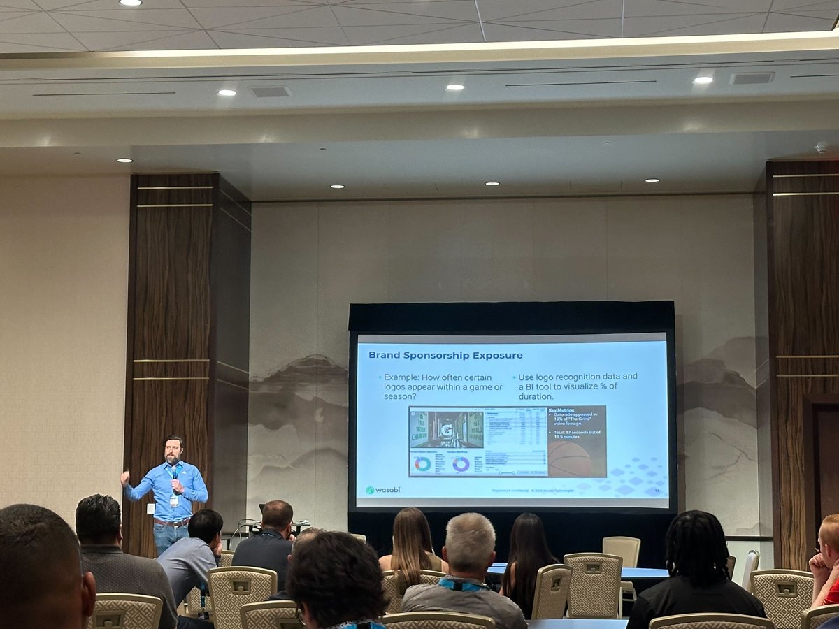 Back in Las Vegas! <a href="/aaronedell/">💾 Aaron Edell 💾</a> and Calvin Gardiner represented Wasabi at this year’s <a href="/SEATconference/">SEAT – Sports & Entertainment Alliance in Tech</a>! 🤩 Shoutout to Aaron for his informative speaking session, “Maximizing Revenue: AI and Data Visualization for Sports Teams.” Wasabi AiR (AI Recognition) continues to change the