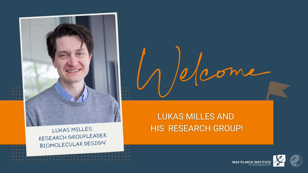 Max Planck Institute of Biochemistry (MPIB) (@mpi_biochem) on Twitter photo A warm welcome to Lukas Milles!
We wish you and your team a successful start with your Emmy Noether Research Group "Biomolecular Design" <a href="/MPI_Biochem/">Max Planck Institute of Biochemistry (MPIB)</a>.
❕Press Release: biochem.mpg.de/lukas-milles-n…
❕Website: biochem.mpg.de/milles
<a href="/LFMilles/">Lukas Milles</a> #ProteinDesign #DeepLearning A warm welcome to Lukas Milles!
We wish you and your team a successful start with your Emmy Noether Research Group "Biomolecular Design" <a href="/MPI_Biochem/">Max Planck Institute of Biochemistry (MPIB)</a>.
❕Press Release: biochem.mpg.de/lukas-milles-n…
❕Website: biochem.mpg.de/milles
<a href="/LFMilles/">Lukas Milles</a> #ProteinDesign #DeepLearning