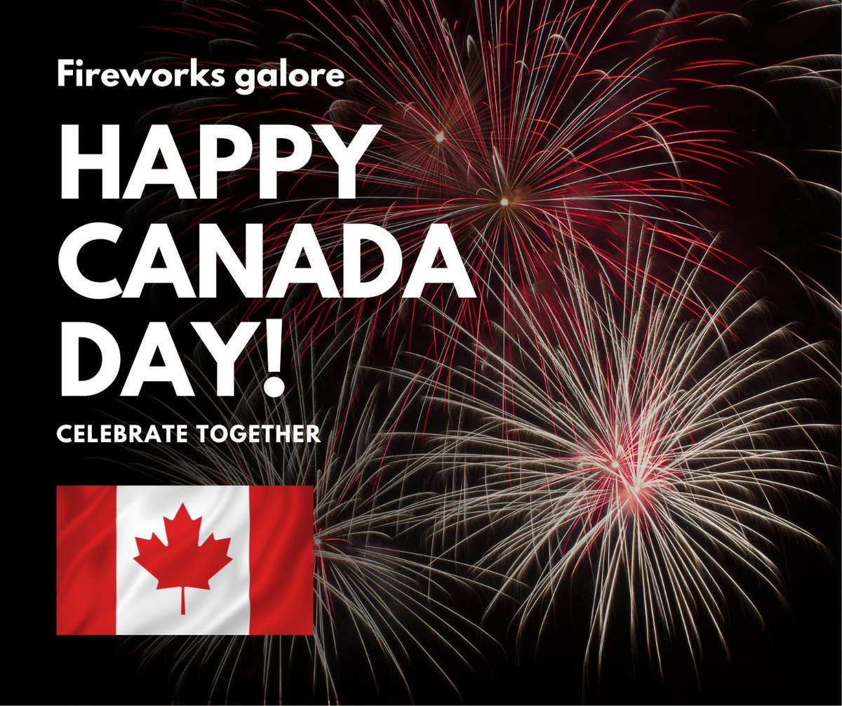 Happy Canada Day!

We are closed for Canada Day and will reopen tomorrow.

We hope everyone gets to enjoy the fireworks and a fun night with family and friends!