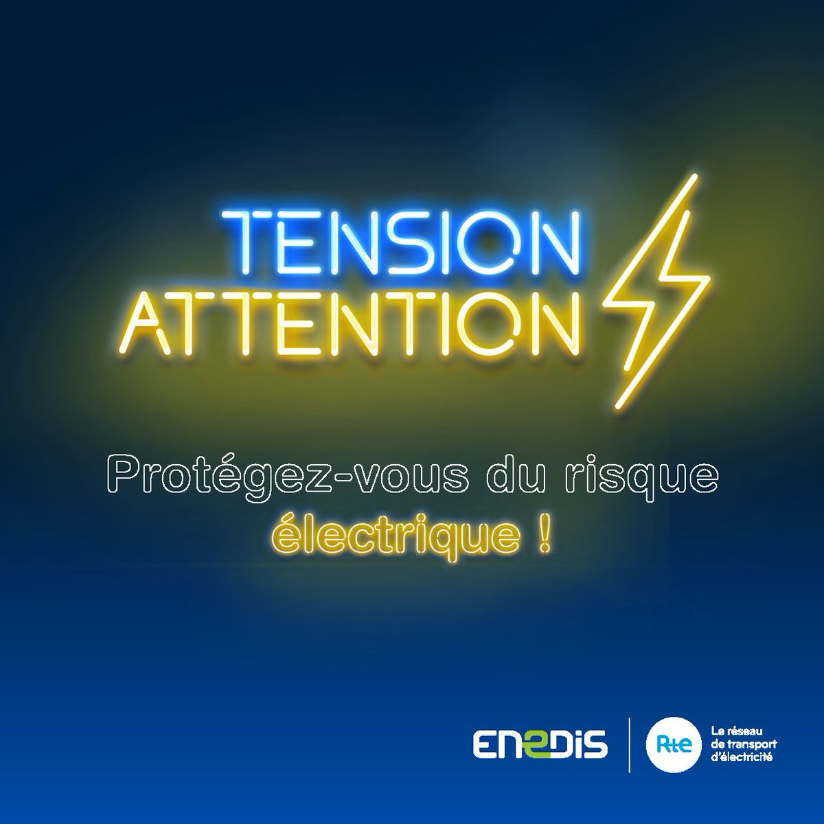 Loisirs nautiques ou aériens, pêche, travaux agricoles,
chantiers ou élagage d’arbres sont des activités à risque
si elles sont pratiquées à proximité d’ouvrages
électriques. Un seul réflexe : Tension, Attention ! #prevention