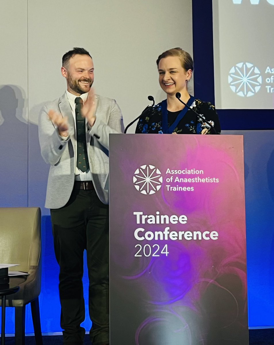Massive congratulations to our new @Anaes_Trainees Chair <a href="/GaslingSarah/">Dr Sarah Marsden</a>!!! You will be incredible and I’m looking forward to seeing all the amazing things you do this year! 🤩🙌🏻 Sad to see <a href="/scotgasdoc/">Stuart Edwardson</a> step down but you have certainly left your legacy!! 🥰
