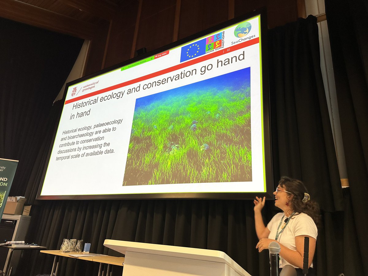 Madison Bowden-Parry (she/her) (@madisonbp) on Twitter photo Well done to Willemien de Kock for receiving the best ECR interdisciplinary project for her work on bioarchaeological clues for sea turtle habitat conservation at the 2024 <a href="/oceans_past/">Oceans Past Initiative</a> Conference. Brilliant work on and an important closing message too! Well done to Willemien de Kock for receiving the best ECR interdisciplinary project for her work on bioarchaeological clues for sea turtle habitat conservation at the 2024 <a href="/oceans_past/">Oceans Past Initiative</a> Conference. Brilliant work on and an important closing message too!