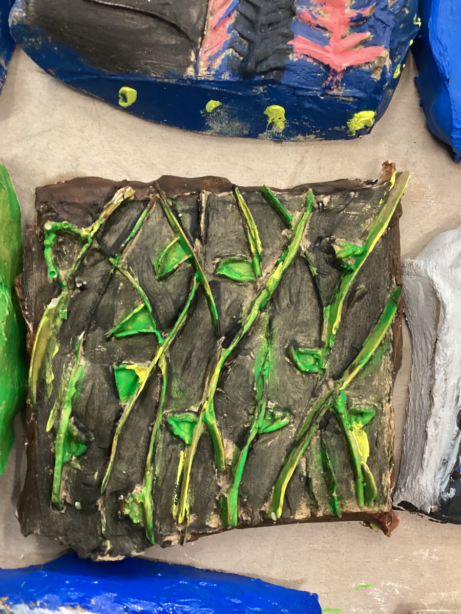 Year 4/5 have loved art week, looking at the architecture of Gaudi and creating some plaster tiles. <a href="/WildBankPrimary/">Wild Bank Primary School 💙</a> <a href="/TrustVictorious/">Victorious Academies Trust</a>