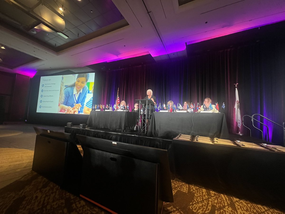 Dr. Kate King welcome address to #NASN2024! Two things can be true at the same time—

1.  School nurses are the chief health officers of the school/district &amp; valued as such. 

2.  We engage our partners in supporting the health of our students, families &amp; staff