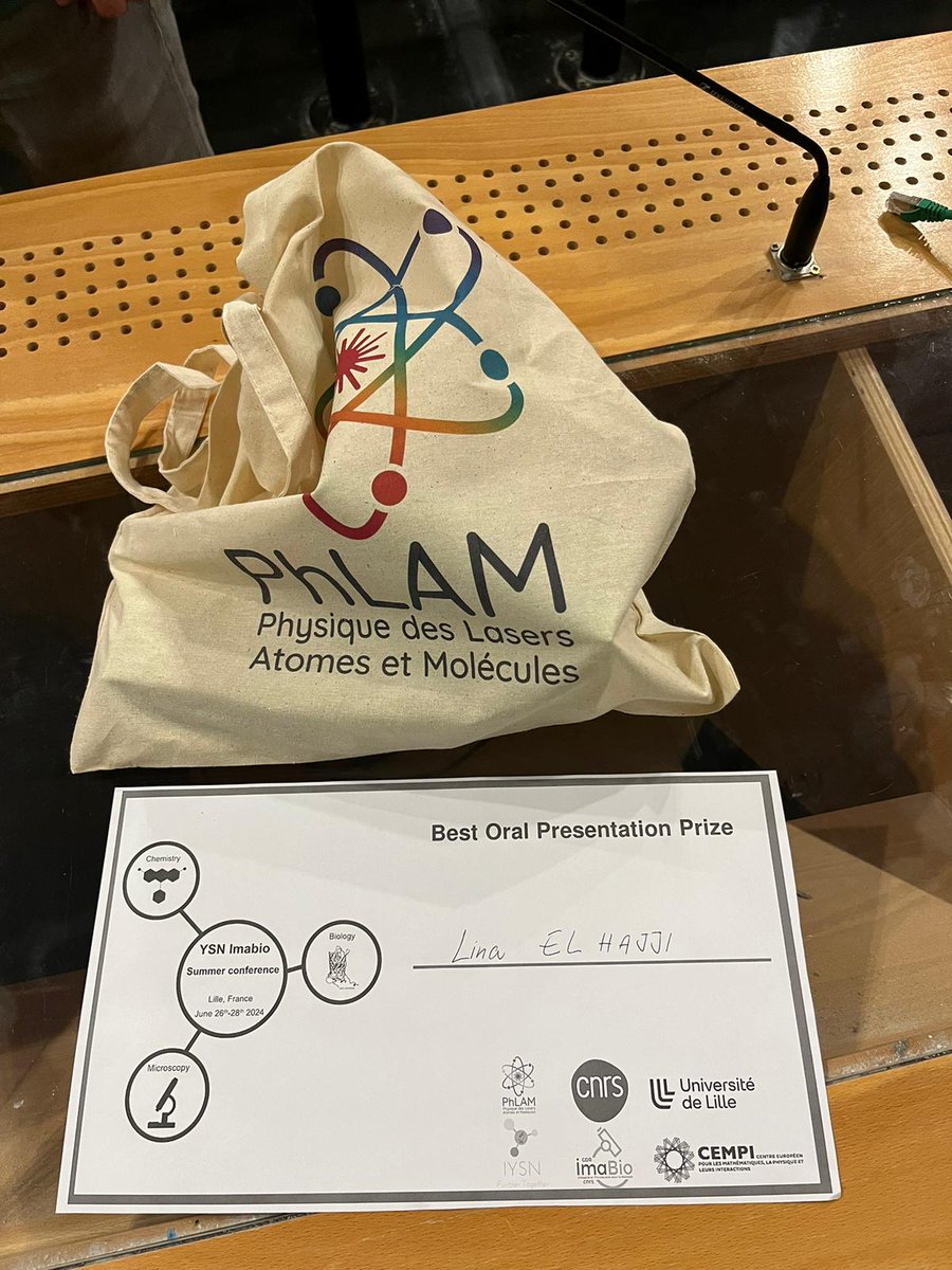 Congratulations to <a href="/mmartissima1/">marta mestroni</a> and <a href="/LinaElHajji1/">Lina El Hajji</a> for winning best poster and best oral présentation prizes in #IYSNconf2024 !