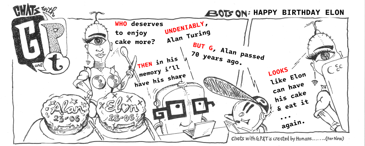 ChatsWithGPandT's tweet image. Does Elon Deserve Cake?