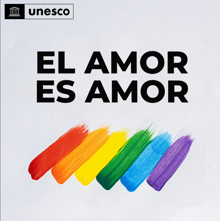 🔊En el Mes del Orgullo recordemos que:

❤️ No importa quién eres.
🧡 No importa de dónde eres.
💛 No importa a quién amas.
💚 Los #DerechosHumanos son para todas/os.
💙¡Defendamos los derechos de l@s personas #LGBTQ+!
💜 Porque el amor no es un crimen, el #AmorEsAmor 🏳️‍🌈