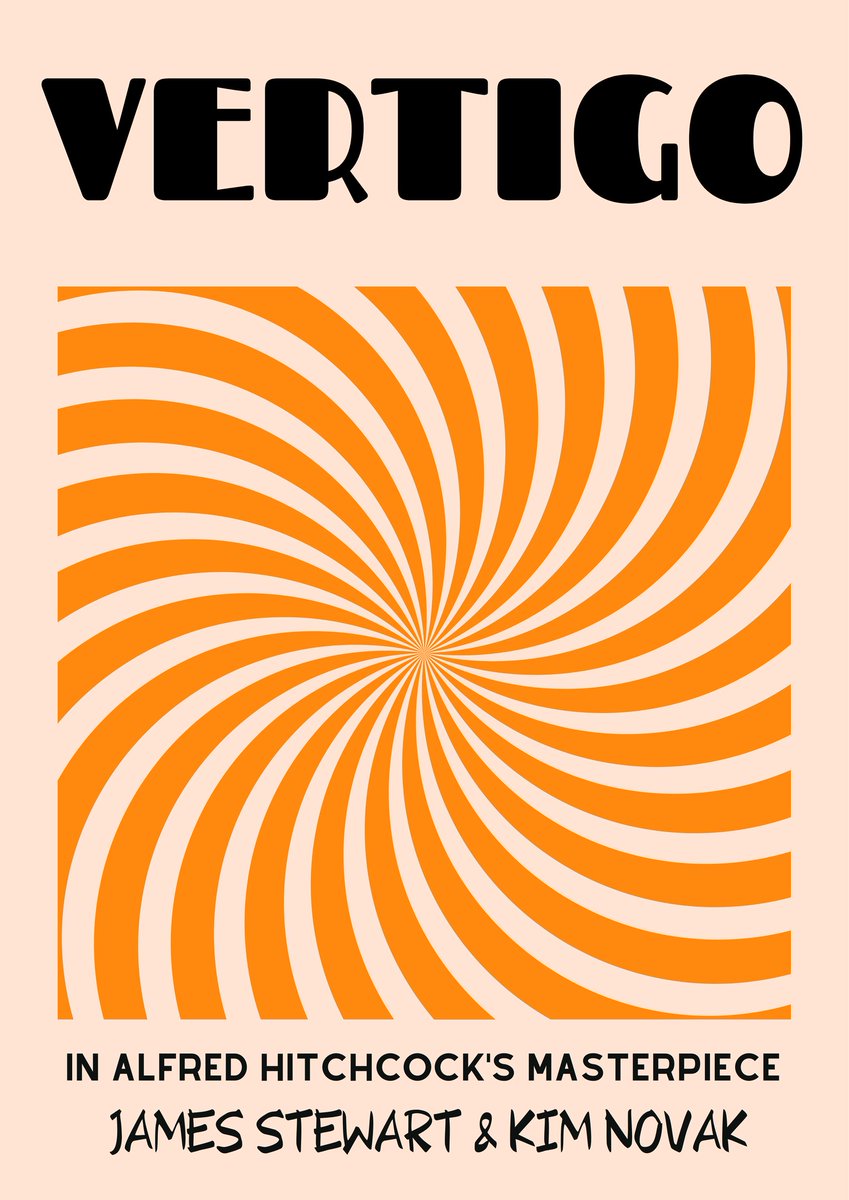 inspiringposter's tweet photo. 📍"Vertigo" Movie Poster Work 

(''Ölüm Korkusu" filmi Poster Çalışması)

#Vertigo
#JamesStewart
#KimNovak
#AlternativeMoviePoster
#MoviePoster https://t.co/iXhEOPvUal