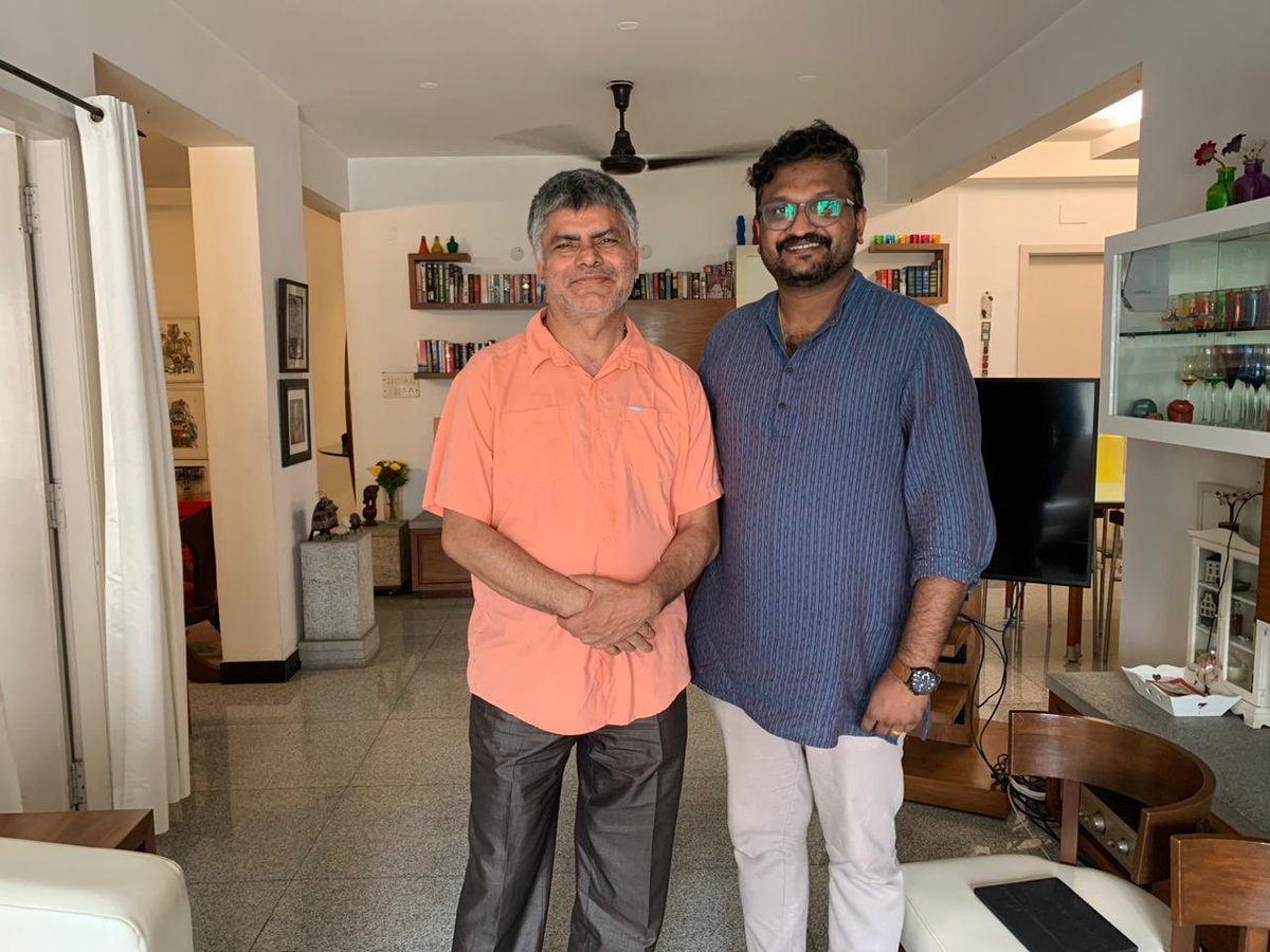 SuryanInvictus's tweet photo. Had the honour of meeting the eminent scholar and Ācārya Dr. Sthaneshwar Timalsina (Endowed Chair of Indic Studies at Stony Brook University, New York). The interaction was truly inspiring and thought-provoking.  #Saivism @amritasscs https://t.co/5jG1WFZcc1