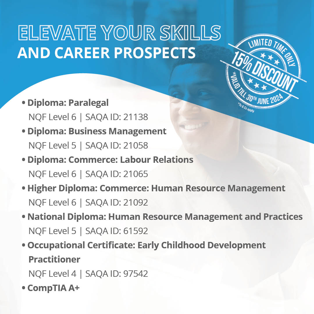Your success, our mission. Enrol at DCC today. dcc.edu.za/programmes/ #DCC