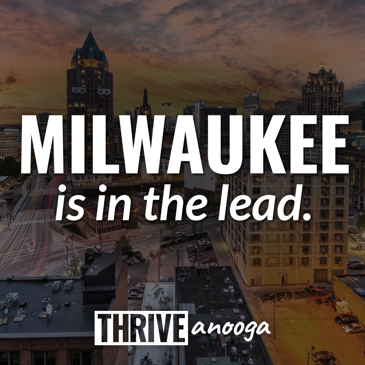 Milwaukee has...
=> The world’s largest dinosaur head.⁠
=> A life-size bronze statue of the Fonz.⁠
=> The oldest soccer team in the U.S.⁠
=> The largest number of attendees registered for Thriveanooga.⁠
⁠
thriveanooga.com
#CatholicYouthMinistry #Thriveanooga