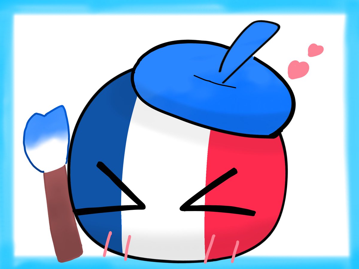 フランス🇫🇷 #ポーランドボール #カントリーボール