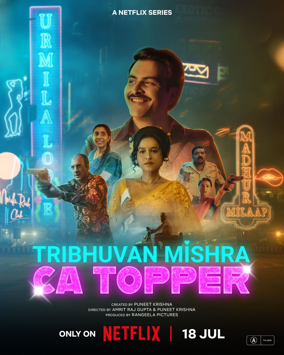 Imbalance life mein ho ya account mein, avail the services of this CA Topper, at your own risk because iski double life, double trouble ke saath aayi hai! 🤫

Tribhuvan Mishra CA Topper, arrives on 18 July, only on Netflix! ✨❤️‍🔥

#TribhuvanMishraCATopperOnNetflix 
<a href="/RPictures_in/">Rangeela Pictures</a>