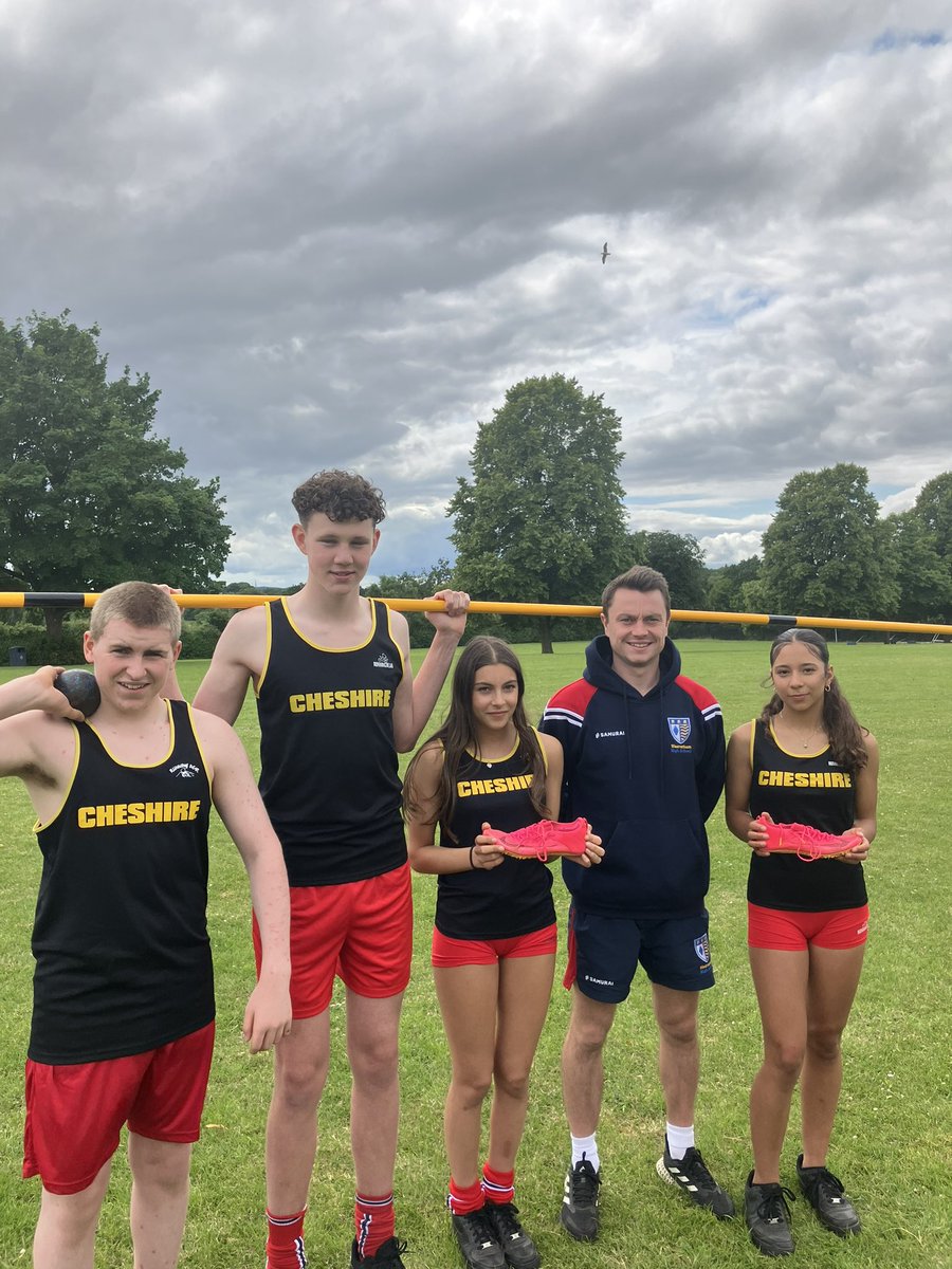 Weaverham High PE (@weaverhamhighpe) on Twitter photo A Very proud Head of PE moment with 4 athletes going to the ESAA national finals in Birmingham! Good luck to all the athletes competing! <a href="/SchoolAthletics/">EnglishSchoolsAA</a> <a href="/SchoolsCheshire/">Cheshire Schools Athletics</a> A Very proud Head of PE moment with 4 athletes going to the ESAA national finals in Birmingham! Good luck to all the athletes competing! <a href="/SchoolAthletics/">EnglishSchoolsAA</a> <a href="/SchoolsCheshire/">Cheshire Schools Athletics</a>