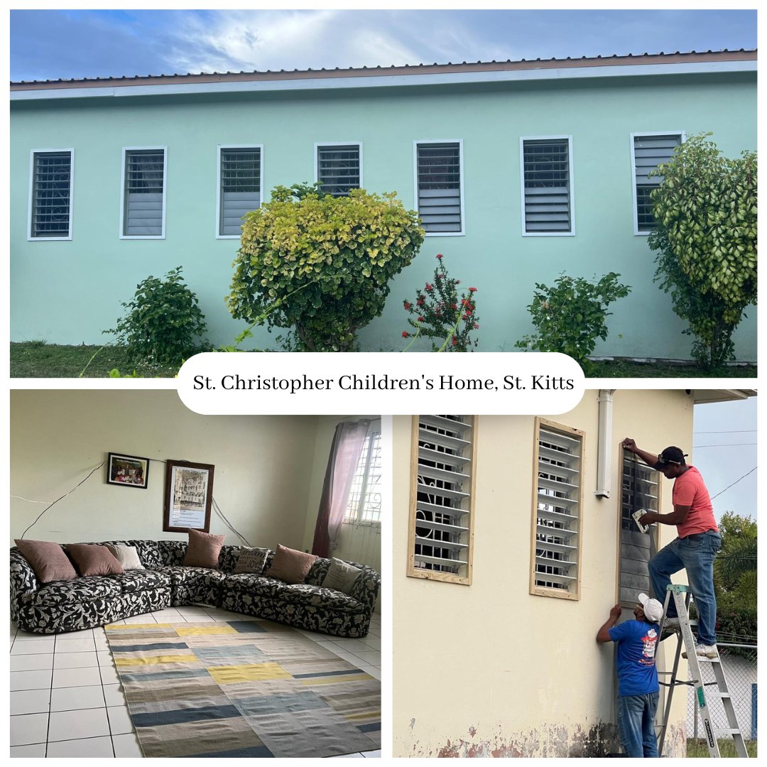 IUHSmedicine's tweet image. IUHS's Admissions Director, Paige Stewart, worked on a project to update furniture and have window screens installed for St Christopher Children's Home in St Kitts.  IUHS appreciates the opportunity to support the local community 🫶 
#IUHSmedschool #futuremd #doctortobe
